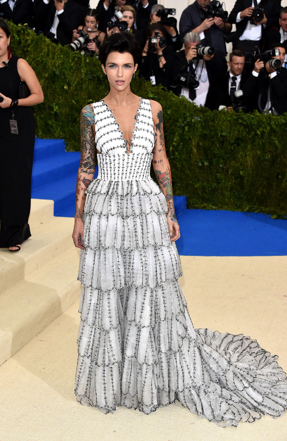 Ruby Rose in Burberry