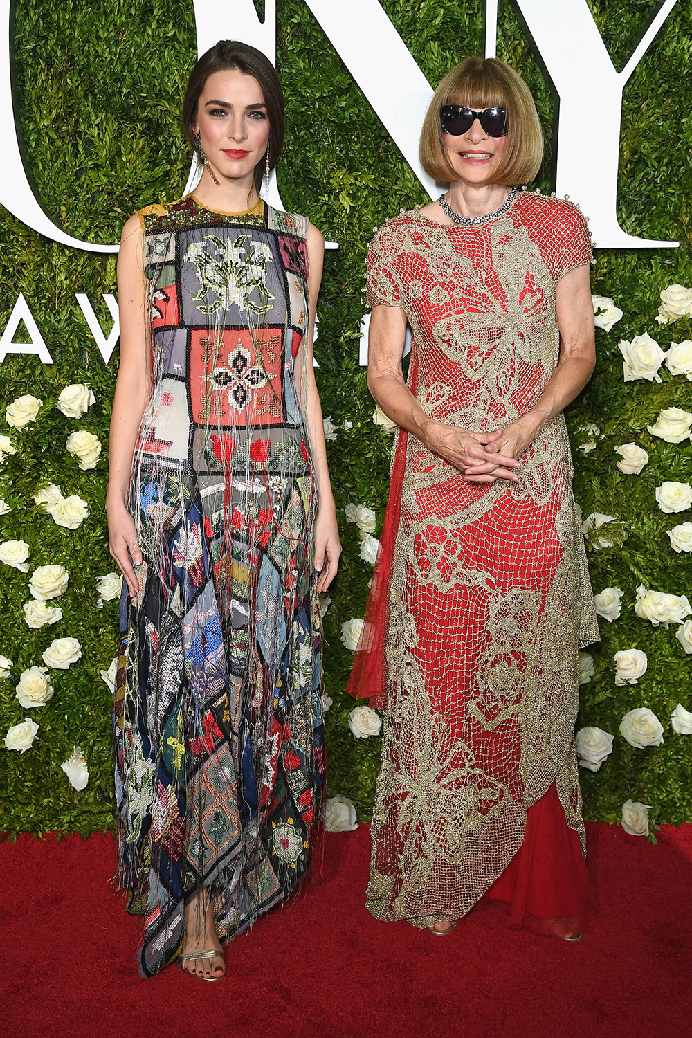 NEW YORK, NY - JUNE 11:  Bee Shaffer (L) and Anna Wintour attend the 2017 Tony Awards at Radio City Music Hall on June 11, 2017 in New York City.  (Photo by Dimitrios Kambouris/Getty Images for Tony Awards Productions)